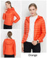 Women's Ultra Light Down Jacket – 90% Duck Down, Hooded, Slim Fit Parka