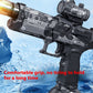 Electric Water Gun with Colored Lights – High-Speed Burst, Large Capacity Drum Magazine