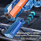Electric Water Battle Gun – Auto Squirt Pistol with LED Light & 500ml Drum Tank