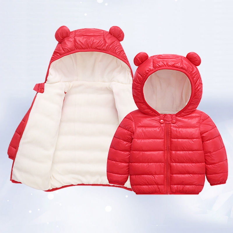 Baby Winter Autumn Hooded Coats Puffer Jacket Coats Boys Girls Winter Warm Down Jackets Toddler Baby Short Down Coats