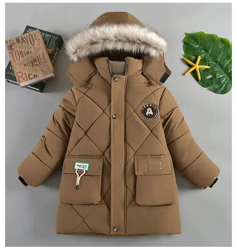 Children's Winte coat- Hooded Cotton Padded Jacket | Kids Warm Outerwear BEYOND INTERNATIONAL TRADE