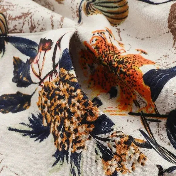 Women's Floral Print Fur Hooded Vintage Coat | Plus Size S-5XL Winter Jacket BEYOND INTERNATIONAL TRADE