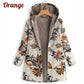 Women's Floral Print Fur Hooded Vintage Coat | Plus Size S-5XL Winter Jacket BEYOND INTERNATIONAL TRADE