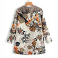 Women's Floral Print Fur Hooded Vintage Coat | Plus Size S-5XL Winter Jacket BEYOND INTERNATIONAL TRADE