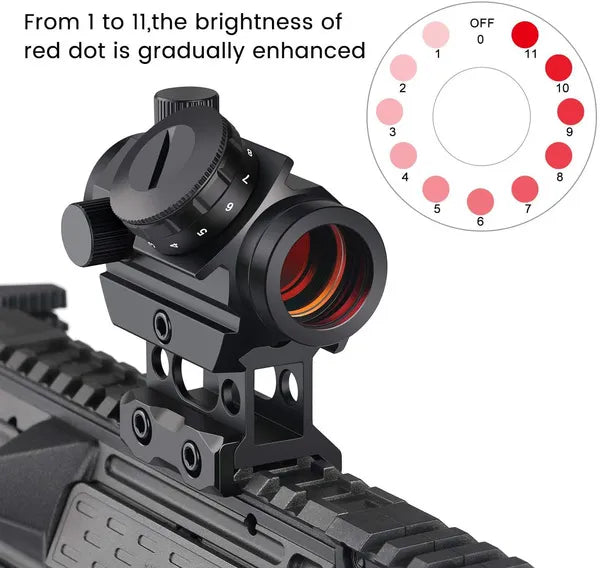 Tactical Reflex Sight Red Green Lighting Reticle Holographic Projected Red Dot Sight Airgun Scope Hunting 11mm/20mm Rail Mount
