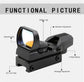 Tactical Reflex Sight Red Green Lighting Reticle Holographic Projected Red Dot Sight Airgun Scope Hunting 11mm/20mm Rail Mount