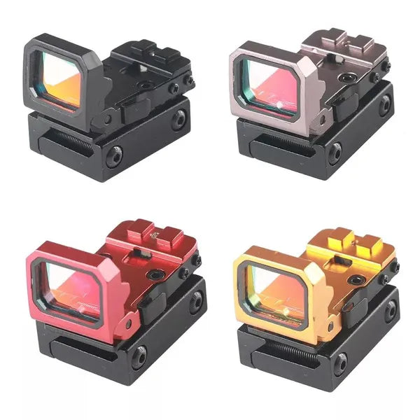 Tactical Reflex Sight Red Green Lighting Reticle Holographic Projected Red Dot Sight Airgun Scope Hunting 11mm/20mm Rail Mount