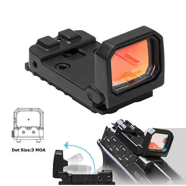 Tactical Reflex Sight Red Green Lighting Reticle Holographic Projected Red Dot Sight Airgun Scope Hunting 11mm/20mm Rail Mount