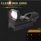 Tactical Reflex Sight Red Green Lighting Reticle Holographic Projected Red Dot Sight Airgun Scope Hunting 11mm/20mm Rail Mount