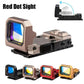Tactical Reflex Sight Red Green Lighting Reticle Holographic Projected Red Dot Sight Airgun Scope Hunting 11mm/20mm Rail Mount