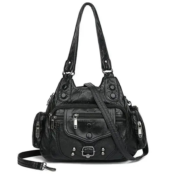 Women's Leather Handbag - Shoulder Crossbody Bag-Fashion Purse BEYOND INTERNATIONAL TRADE