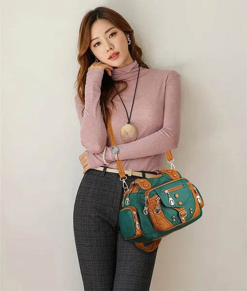 Women's Leather Handbag - Shoulder Crossbody Bag | Fashion Purse