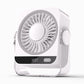 Rechargeable USB Desk Fan | 5-Speed Quiet Portable Fan with Cooling & Digital Display