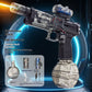 Electric Water Gun with Colored Lights – High-Speed Burst, Large Capacity Drum Magazine