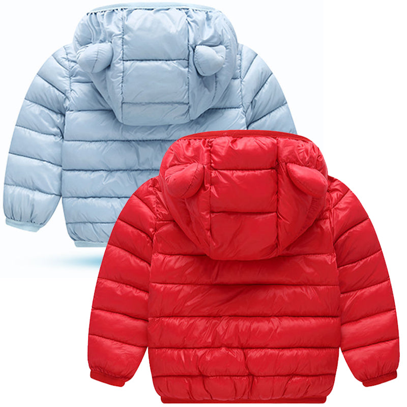 Baby Winter Autumn Hooded Coats Puffer Jacket Coats Boys Girls Winter Warm Down Jackets Toddler Baby Short Down Coats