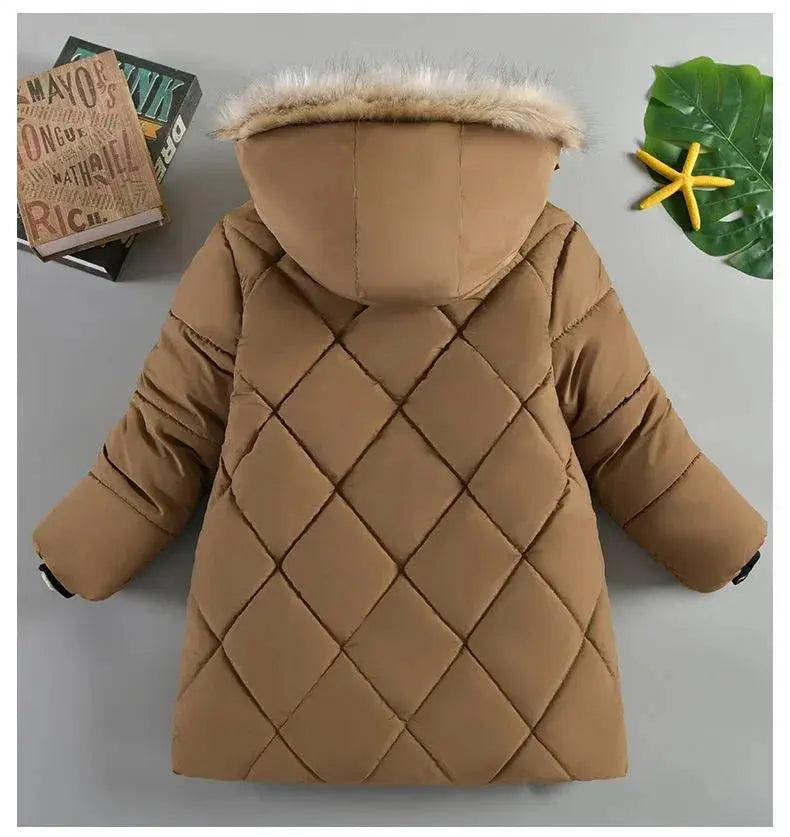 Children's Winte coat- Hooded Cotton Padded Jacket | Kids Warm Outerwear BEYOND INTERNATIONAL TRADE