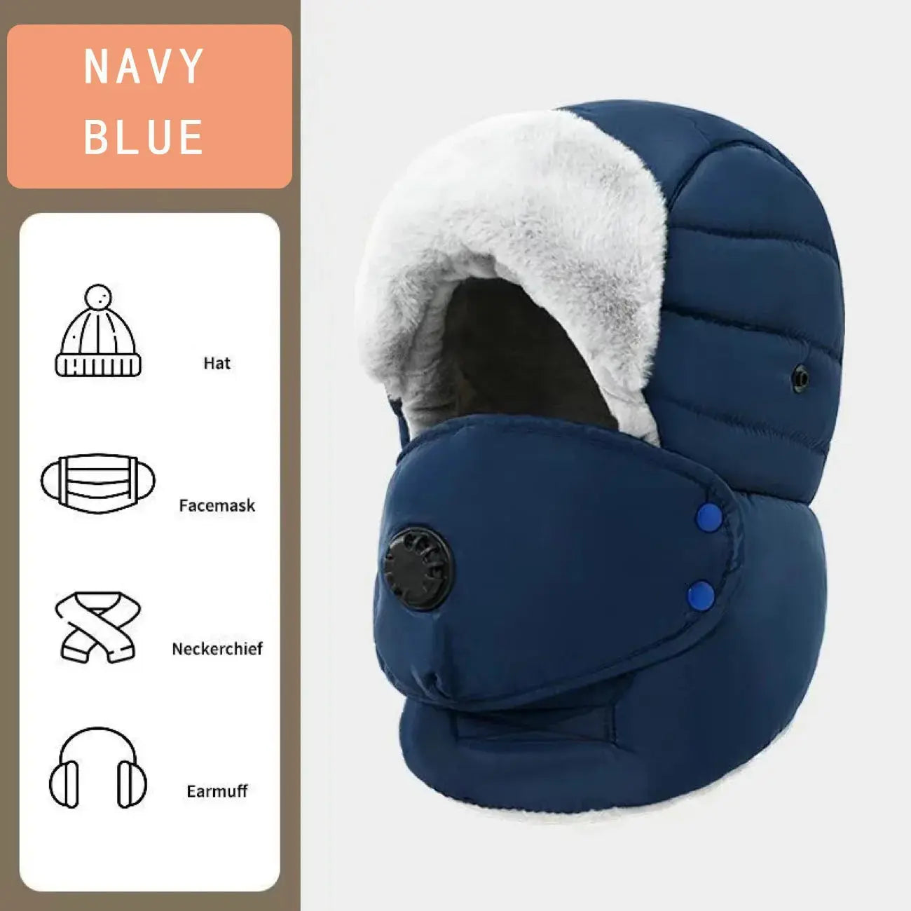 Windproof Fleece Balaclava - Winter Face Mask for Cycling & Outdoor Sports BEYOND INTERNATIONAL TRADE