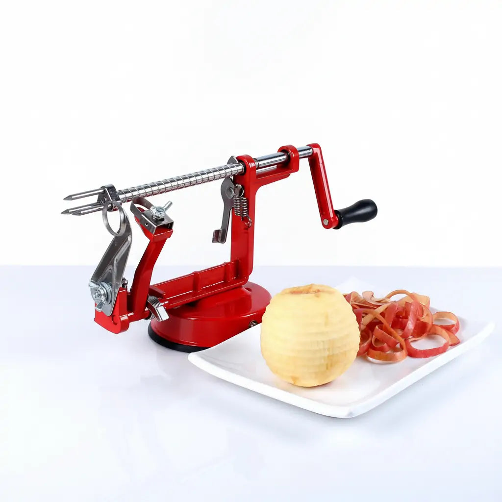Apple Peeler Corer Slicer 3-in-1 - Stainless Steel Fruit Peeling Machine