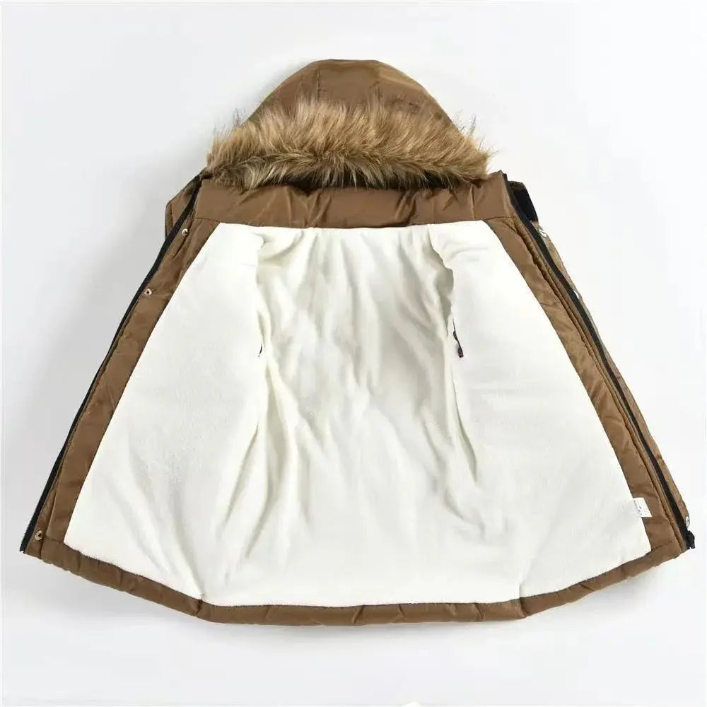 Children's Winte coat- Hooded Cotton Padded Jacket | Kids Warm Outerwear BEYOND INTERNATIONAL TRADE