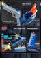 Electric Water Battle Gun – Auto Squirt Pistol with LED Light & 500ml Drum Tank