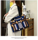 Geometric Pattern nylon Tote Bag - Modern Design Shoulder Bag BEYOND INTERNATIONAL TRADE