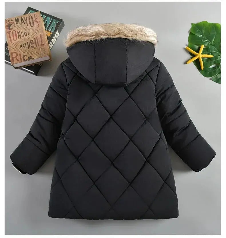 Children's Winte coat- Hooded Cotton Padded Jacket | Kids Warm Outerwear BEYOND INTERNATIONAL TRADE