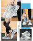 Trendy Casual Athletic Sneakers - Premium Comfort Sports Shoes with Wave Design
