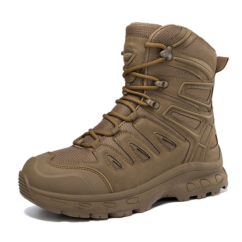 Men's Mid-Top Outdoor Hiking Boots | Anti-Slip Rubber Sole Trekking Shoes EU 39-47