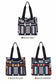 Geometric Pattern nylon Tote Bag - Modern Design Shoulder Bag BEYOND INTERNATIONAL TRADE