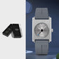 Square Calendar Quartz Watch for Men & Women | Sporty Alloy Case Wristwatch