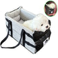 3-in-1 Leather Pet Carrier Bag | Dog Bed, Cat Carrier & Car Seat Mat for Pets 2–5kg