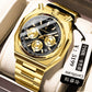 Men's Retro Waterproof Luminous Quartz Watch | Steel Band Casual Wristwatch P897