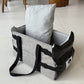3-in-1 Leather Pet Carrier Bag | Dog Bed, Cat Carrier & Car Seat Mat for Pets 2–5kg