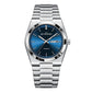 Men's Ultra-Thin Quartz Watch - Stainless Steel Butterfly Clasp, Calendar & Weekday Display