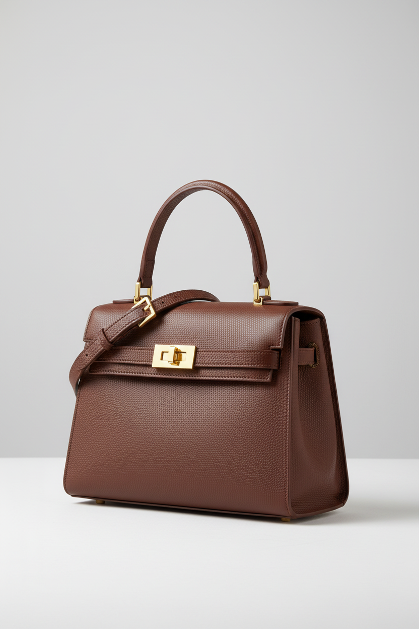 Luxury Winter Handbag - Premium Leather Shoulder Bag