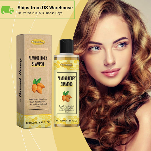 Almond Honey Shampoo – Nourishing Care for Silky, Shiny & Voluminous Hair