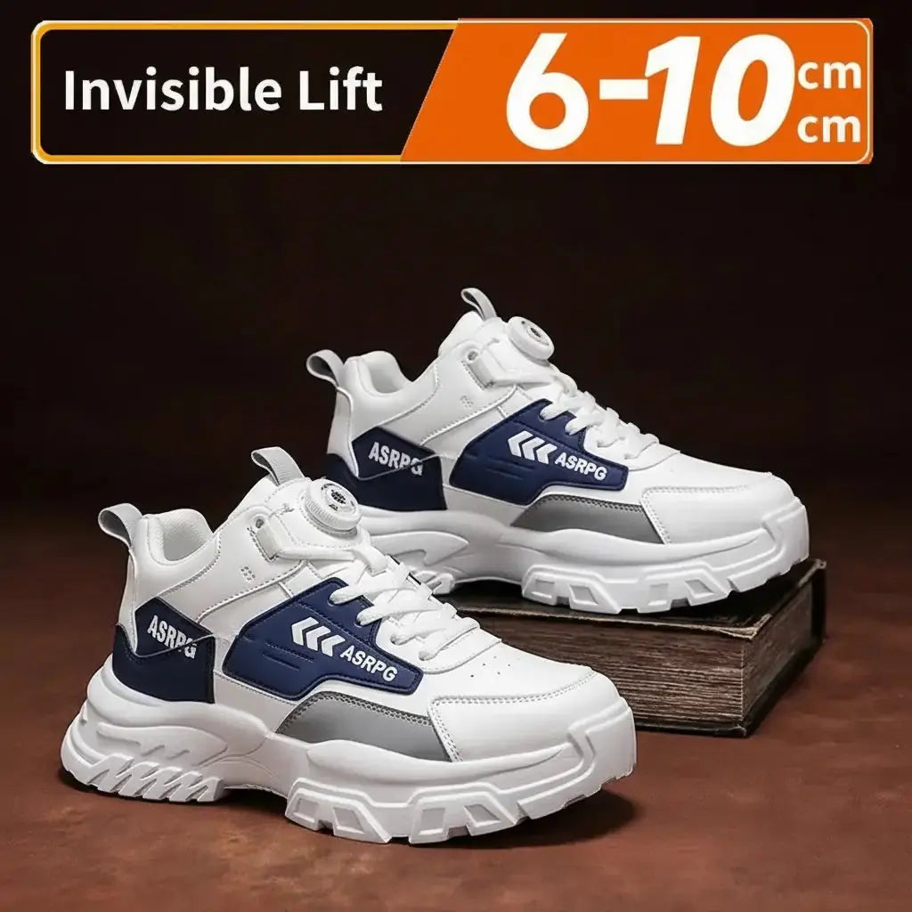 Chunky Platform Elevator Sneakers - Retro Style Height Increasing Shoes 6-10CM BEYOND INTERNATIONAL TRADE